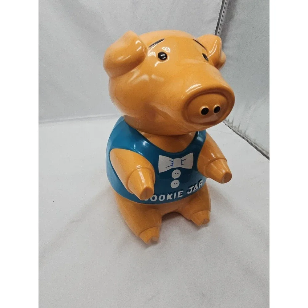 Vintage 1990 Fun Damental Too Oinking Pig Cookie Jar